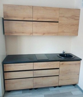 Кухонный гарнитур Лофт 2.0 (Дуб Крафт/Венге) в Надыме - nadym.mebel24.online | фото 4