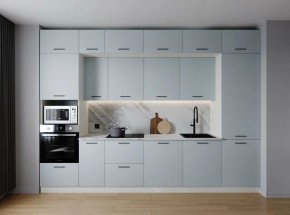 Кухонный гарнитур Смоки 3400 (Стол. 38мм) в Надыме - nadym.mebel24.online | фото