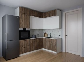Кухонный гарнитур Старое Дерево 2200*1700 (Стол. 38мм) в Надыме - nadym.mebel24.online | фото