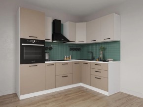 Кухонный гарнитур угловой Каппучино 2400*1600 (Стол. 38мм) в Надыме - nadym.mebel24.online | фото