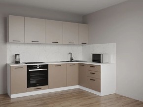Кухонный гарнитур угловой Каппучино 2600*1600 (Стол. 26мм) в Надыме - nadym.mebel24.online | фото