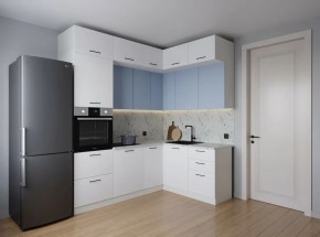 Кухонный гарнитур угловой Капри 2200*1700 (Стол. 38мм) в Надыме - nadym.mebel24.online | фото