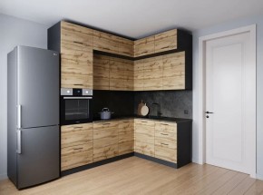 Кухонный гарнитур угловой Крафт 2200*1700 (Стол. 26мм) в Надыме - nadym.mebel24.online | фото