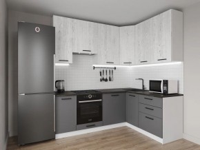 Кухонный гарнитур угловой Санторини 2200*1600 h950 (Стол. 38мм) в Надыме - nadym.mebel24.online | фото