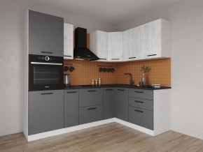 Кухонный гарнитур угловой Санторини 2400*1600 (Стол. 38мм) в Надыме - nadym.mebel24.online | фото