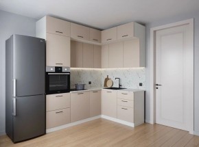 Кухонный гарнитур угловой Шампань 2200*1700 (Стол. 38мм) в Надыме - nadym.mebel24.online | фото