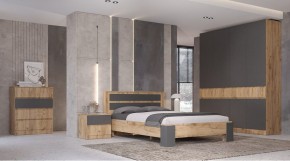 ЛЕНОРА Спальный гарнитур (модульный) графит в Надыме - nadym.mebel24.online | фото