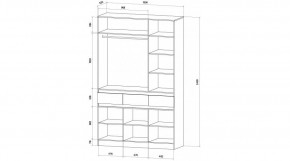 ЛЕНОРА Спальный гарнитур (модульный) кашемир в Надыме - nadym.mebel24.online | фото 9