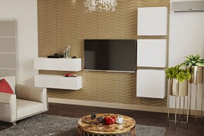 ЛИНДА Гостиная (Белый/Белый) в Надыме - nadym.mebel24.online | фото 4