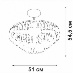 Люстра на штанге Vitaluce V5352 V5352-1/5PL в Надыме - nadym.mebel24.online | фото