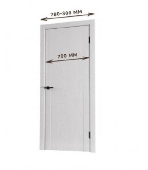 Межкомнатная дверь Bolivar Каньон браун (комплект) 700 в Надыме - nadym.mebel24.online | фото