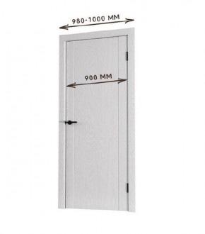 Межкомнатная дверь Bolivar Роялвуд белый (комплект) 900 в Надыме - nadym.mebel24.online | фото