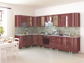 Модульная кухня Танго бордо в Надыме - nadym.mebel24.online | фото 4