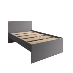 МОРИ КРМЯ 1200.1/1 Кровать с нишей под ящики (графит) в Надыме - nadym.mebel24.online | фото 1