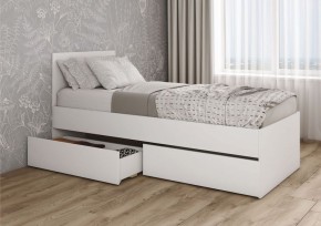 МОРИ КРМЯ 900.1/1 Кровать с нишей под ящики (настил) белый в Надыме - nadym.mebel24.online | фото 2