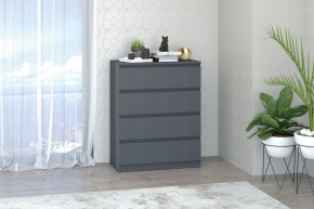 МС "Хилтон" Комод №1 800 (4 ящ.) графит в Надыме - nadym.mebel24.online | фото