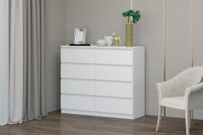 МС "Хилтон" Комод №3 1200 (8 ящ.) белый текстурный в Надыме - nadym.mebel24.online | фото