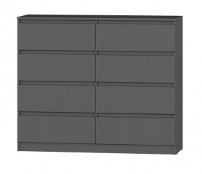 МС "Хилтон" Комод №3 1200 (8 ящ.) графит в Надыме - nadym.mebel24.online | фото 2