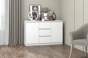 МС "Хилтон" Комод №4 1200 (белый текстурный) в Надыме - nadym.mebel24.online | фото