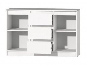 МС "Хилтон" Комод №4 1200 (белый текстурный) в Надыме - nadym.mebel24.online | фото 3