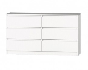МС "Хилтон" Комод №5 1400 (6 ящ.) Белый текстурный в Надыме - nadym.mebel24.online | фото