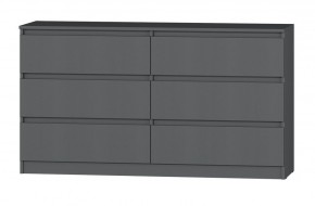 МС "Хилтон" Комод №5 1400 (6 ящ.) графит в Надыме - nadym.mebel24.online | фото