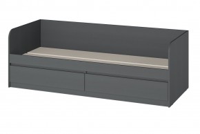 МС "Хилтон" Кровать 0,8 (графит) 800*2000 в Надыме - nadym.mebel24.online | фото