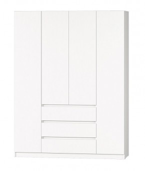 МС "Хилтон" Шкаф №1 1600 (Белый текстурный) в Надыме - nadym.mebel24.online | фото 2