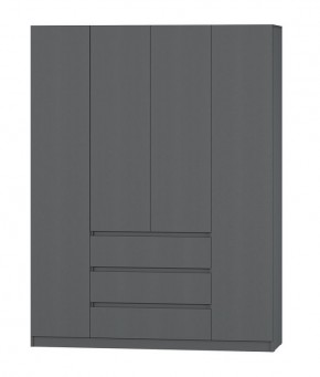 МС "Хилтон" Шкаф №1 1600 (Графит) в Надыме - nadym.mebel24.online | фото 2