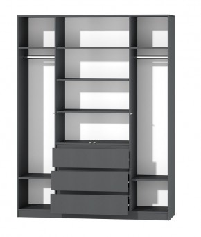 МС "Хилтон" Шкаф №1 1600 (Графит) в Надыме - nadym.mebel24.online | фото 3