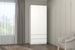 МС "Хилтон" Шкаф №3 900 (Белый текстурный) в Надыме - nadym.mebel24.online | фото
