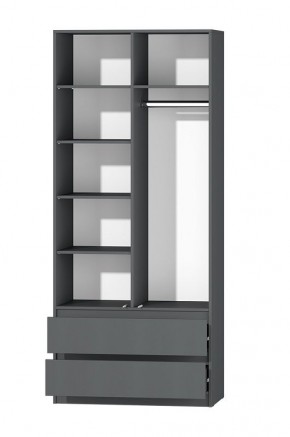 МС "Хилтон" Шкаф №3 900 (Графит) в Надыме - nadym.mebel24.online | фото 3
