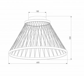 Накладной светильник Eurosvet Cesta 40019/1 LED коричневый в Надыме - nadym.mebel24.online | фото 4