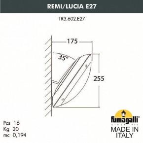 Накладной светильник Fumagalli Lucia 1R3.602.000.LYE27 в Надыме - nadym.mebel24.online | фото 2