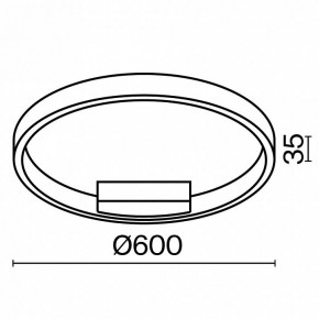 Накладной светильник Maytoni Rim MOD058CL-L35WK в Надыме - nadym.mebel24.online | фото 4