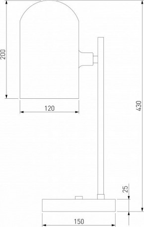 Настольная лампа декоративная Eurosvet Bambola 01164/1 латунь в Надыме - nadym.mebel24.online | фото 2