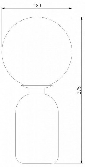 Настольная лампа декоративная Eurosvet Bubble 01197/1 белый в Надыме - nadym.mebel24.online | фото 2