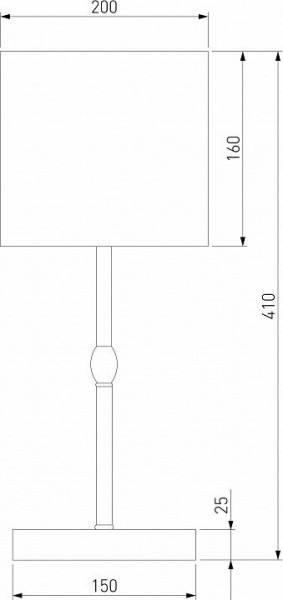 Настольная лампа декоративная Eurosvet Notturno 01162/1 черный в Надыме - nadym.mebel24.online | фото 4