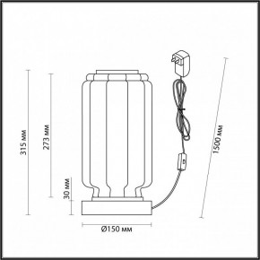 Настольная лампа декоративная Odeon Light Jam 5408/10TL в Надыме - nadym.mebel24.online | фото 4