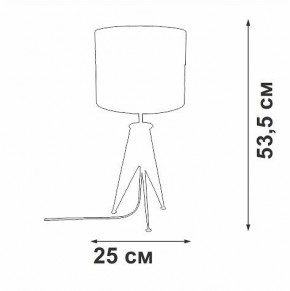 Настольная лампа декоративная Vitaluce V28340 V28340-1/1L в Надыме - nadym.mebel24.online | фото 2