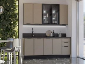 НИКОЛЬ Кухонный гарнитур 2000/900 (Холст Латте) в Надыме - nadym.mebel24.online | фото