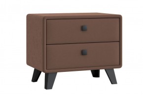 НИКОЛЬ Тумба широкая 2 ящика (шоколад) в Надыме - nadym.mebel24.online | фото