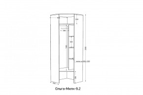 ОЛЬГА-МИЛК 9.2 Шкаф угловой с зеркалом в Надыме - nadym.mebel24.online | фото 2