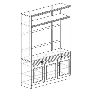 ОРЛЕАН Гостиная (модульная) серый в Надыме - nadym.mebel24.online | фото 5