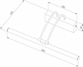 Подсветка для зеркала Elektrostandard Simple a063695 в Надыме - nadym.mebel24.online | фото 3