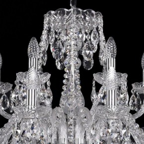 Подвесная люстра Bohemia Ivele Crystal 1411 1411/12+6/300/Ni в Надыме - nadym.mebel24.online | фото 4