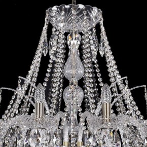 Подвесная люстра Bohemia Ivele Crystal 1411 1411/16/400/Pa в Надыме - nadym.mebel24.online | фото 4