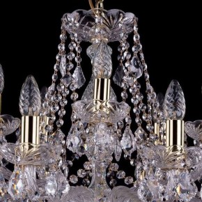 Подвесная люстра Bohemia Ivele Crystal 1413 1413/10+5/300/G/Leafs в Надыме - nadym.mebel24.online | фото 4