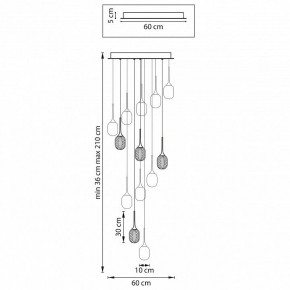 Подвесная люстра Lightstar Acrile 738131 в Надыме - nadym.mebel24.online | фото 7