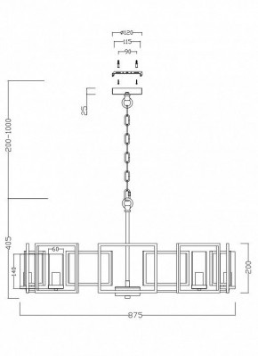 Подвесная люстра Maytoni Bowi H009PL-08G в Надыме - nadym.mebel24.online | фото 4